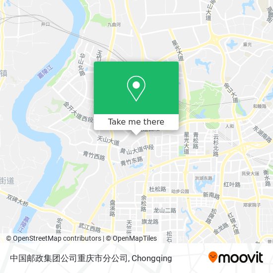 中国邮政集团公司重庆市分公司 map