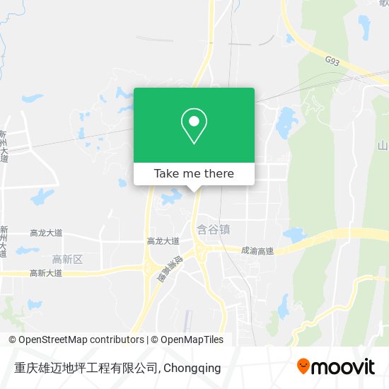 重庆雄迈地坪工程有限公司 map