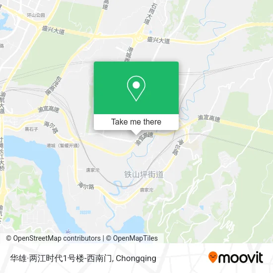 华雄·两江时代1号楼-西南门 map