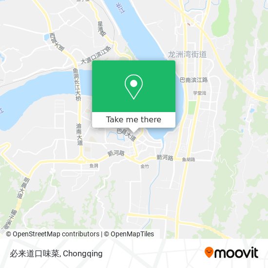 必来道口味菜 map