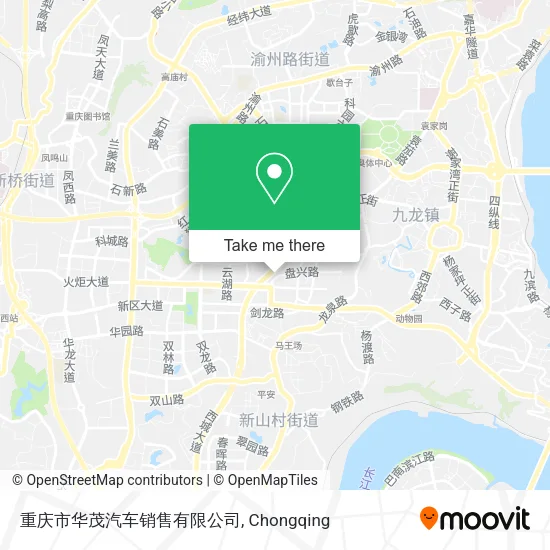 重庆市华茂汽车销售有限公司 map