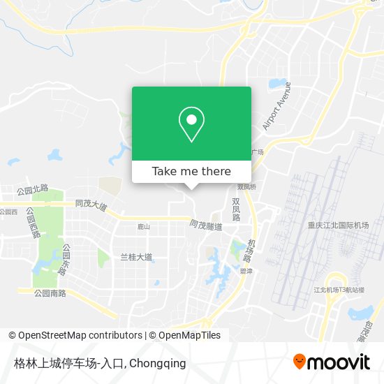 格林上城停车场-入口 map