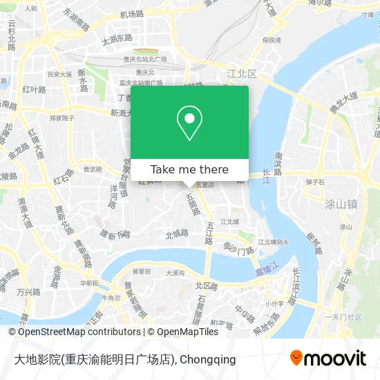 大地影院(重庆渝能明日广场店) map