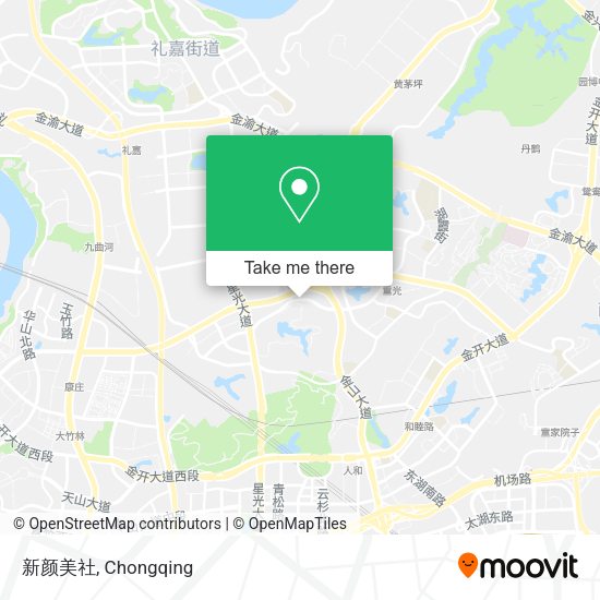 新颜美社 map