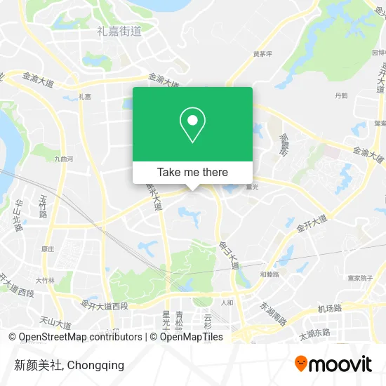 新颜美社 map
