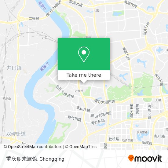 重庆朋来旅馆 map