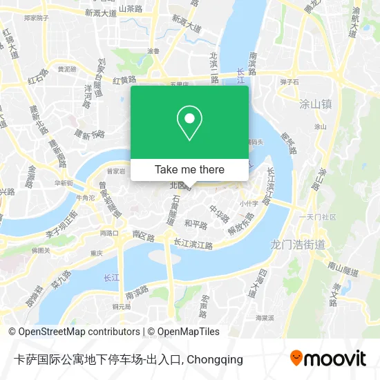 卡萨国际公寓地下停车场-出入口 map