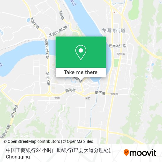 中国工商银行24小时自助银行(巴县大道分理处) map