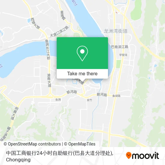 中国工商银行24小时自助银行(巴县大道分理处) map