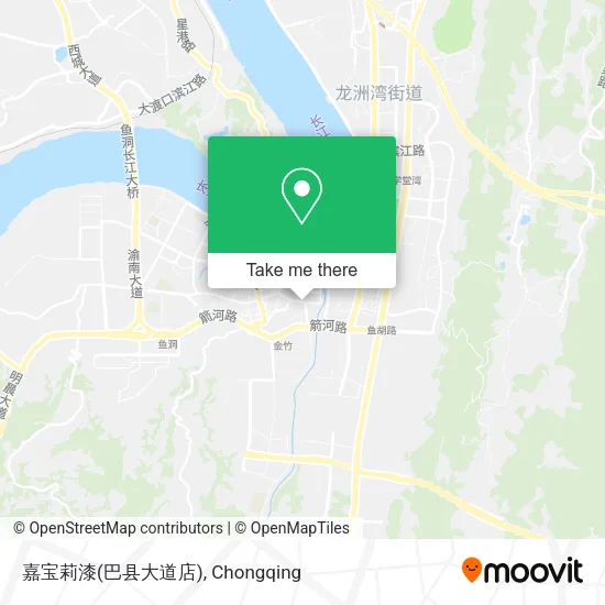 嘉宝莉漆(巴县大道店) map