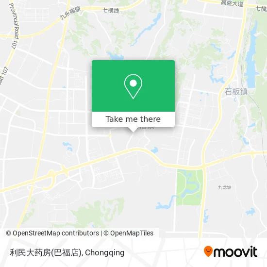利民大药房(巴福店) map
