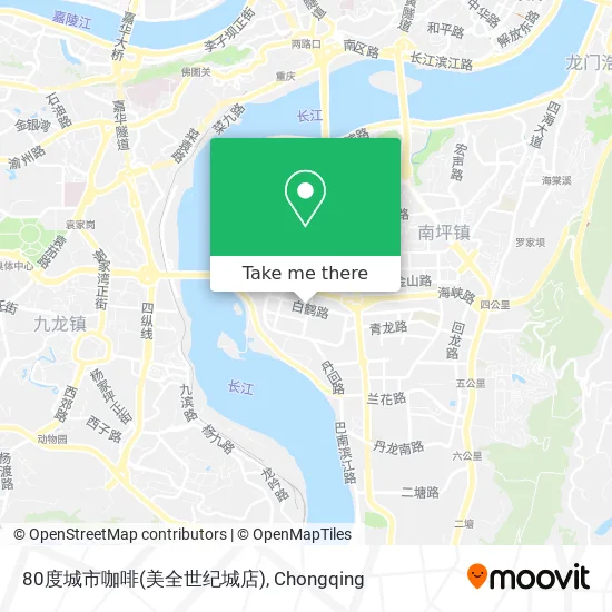 80度城市咖啡(美全世纪城店) map
