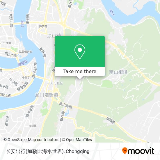 长安出行(加勒比海水世界) map