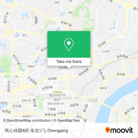 民心佳园A区-东北1门 map