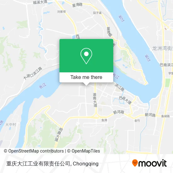 重庆大江工业有限责任公司 map