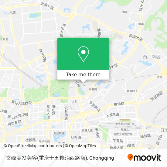 文峰美发美容(重庆十五镜泊西路店) map