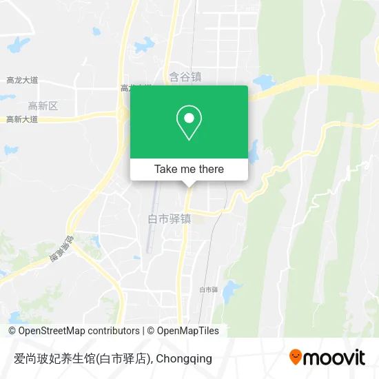爱尚玻妃养生馆(白市驿店) map