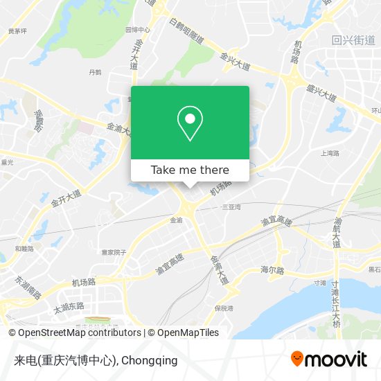 来电(重庆汽博中心) map