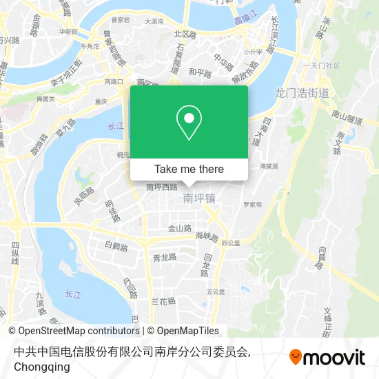 中共中国电信股份有限公司南岸分公司委员会 map