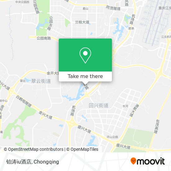 铂涛iu酒店 map