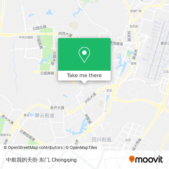 中航我的天街-东门 map