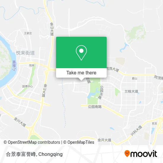 合景泰富誉峰 map