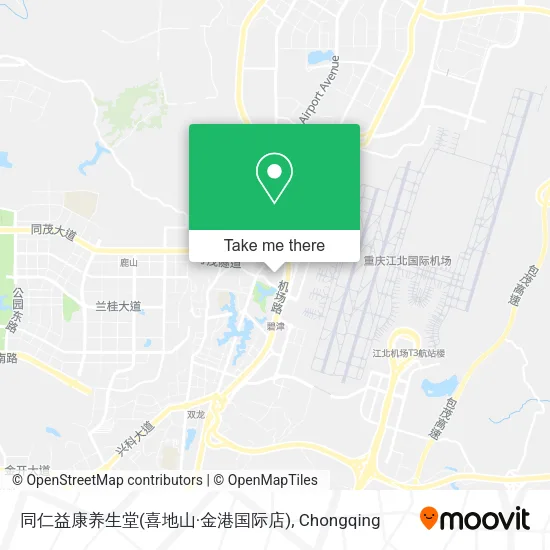 同仁益康养生堂(喜地山·金港国际店) map