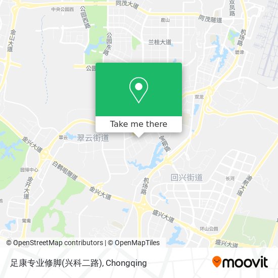足康专业修脚(兴科二路) map