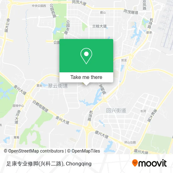 足康专业修脚(兴科二路) map