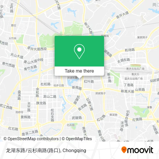 龙湖东路/云杉南路(路口) map