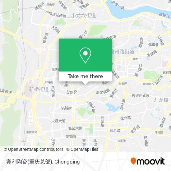 宾利陶瓷(重庆总部) map