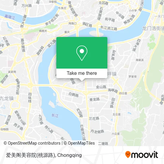 爱美阁美容院(桃源路) map