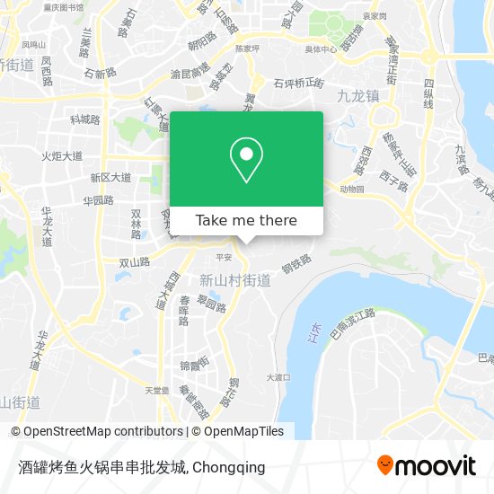 酒罐烤鱼火锅串串批发城 map
