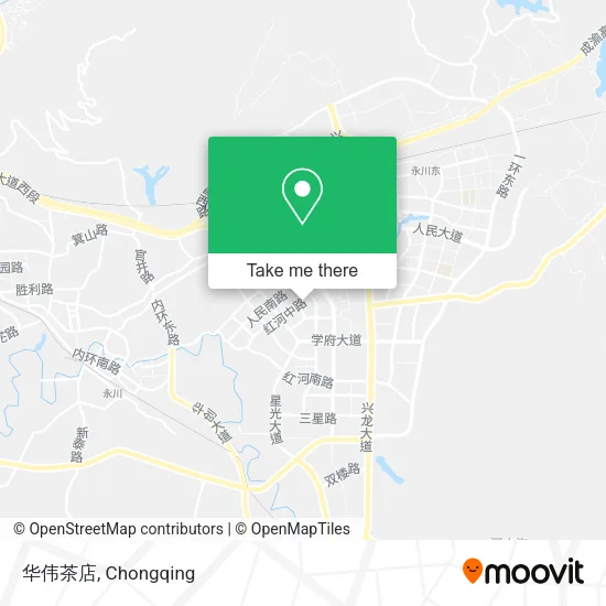 华伟茶店 map