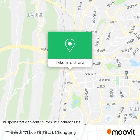 兰海高速/力帆支路(路口) map