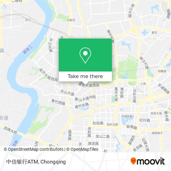 中信银行ATM map