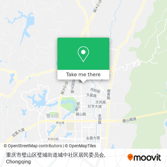 重庆市璧山区璧城街道城中社区居民委员会 map