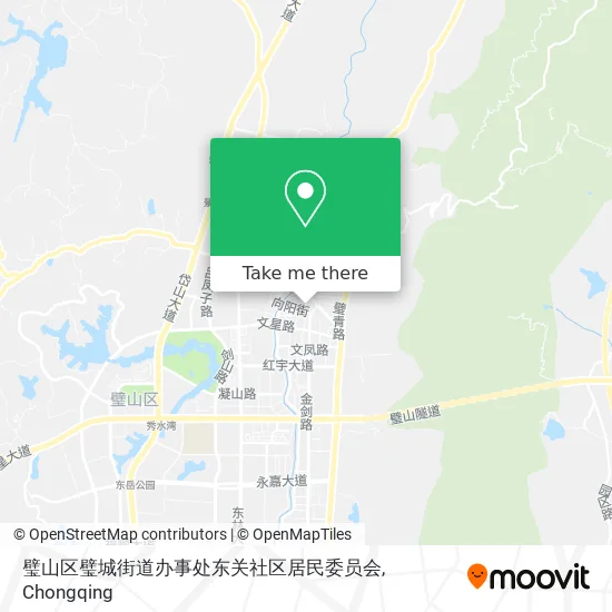 璧山区璧城街道办事处东关社区居民委员会 map