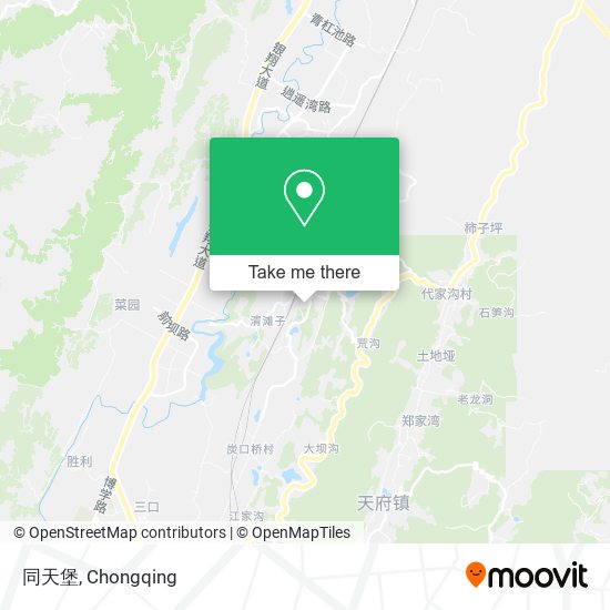 同天堡 map