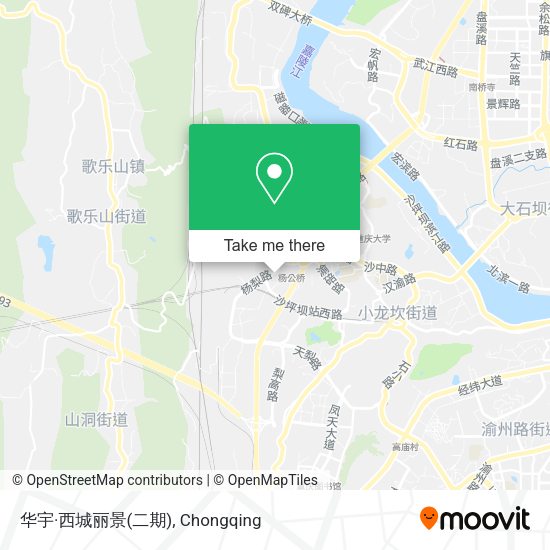 华宇·西城丽景(二期) map