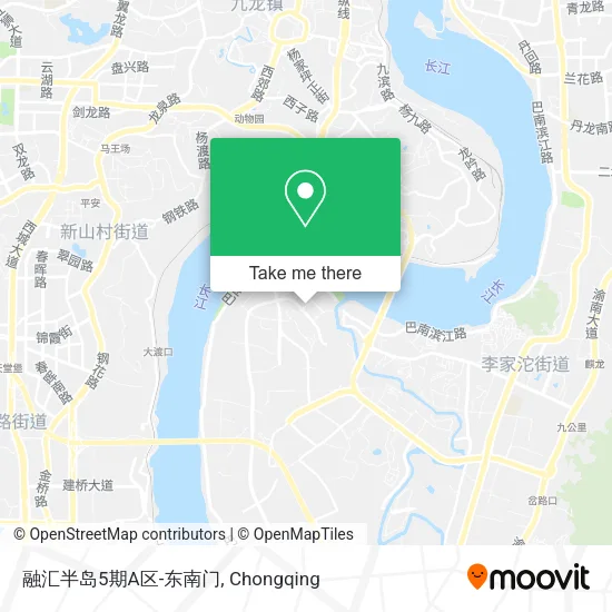 融汇半岛5期A区-东南门 map