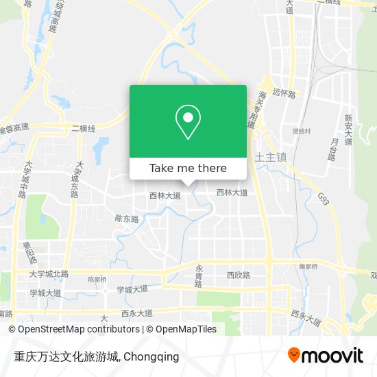 重庆万达文化旅游城 map