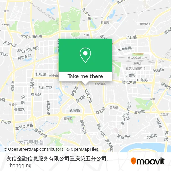 友信金融信息服务有限公司重庆第五分公司 map