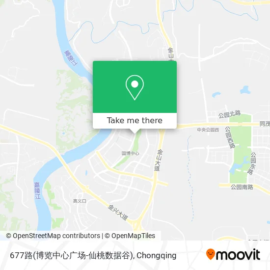 677路(博览中心广场-仙桃数据谷) map