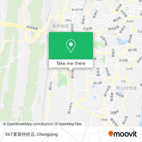 567童装特价店 map
