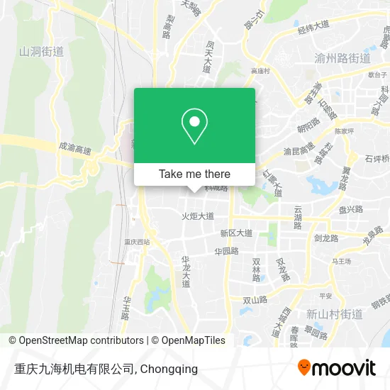 重庆九海机电有限公司 map
