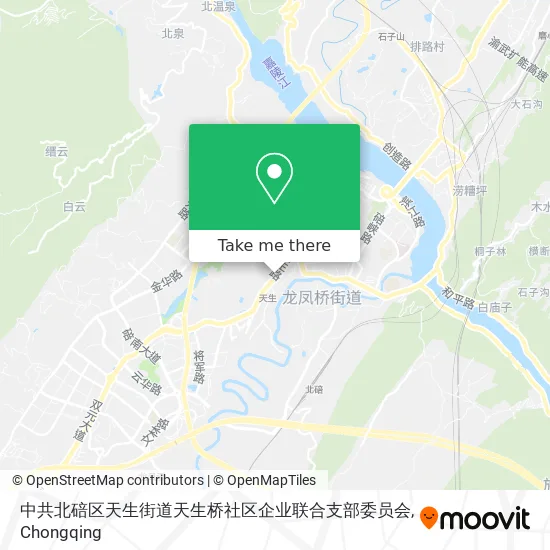 中共北碚区天生街道天生桥社区企业联合支部委员会 map