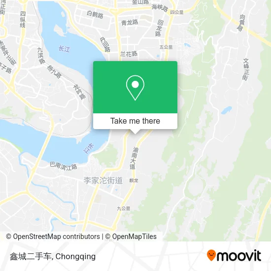 鑫城二手车 map