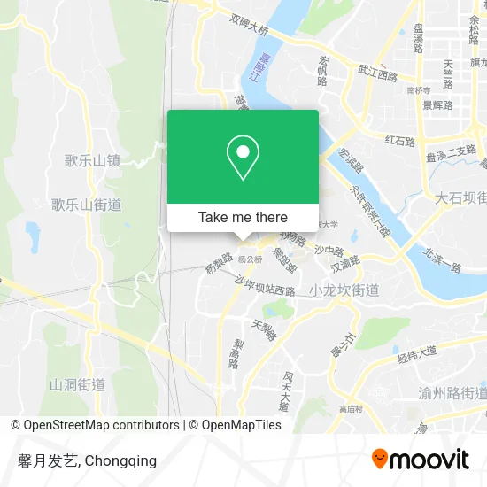 馨月发艺 map
