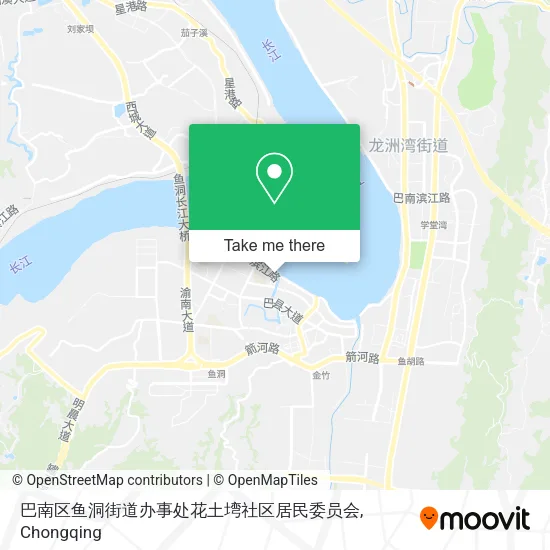 巴南区鱼洞街道办事处花土塆社区居民委员会 map